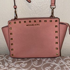 Michael Kors Pink Studded Purse